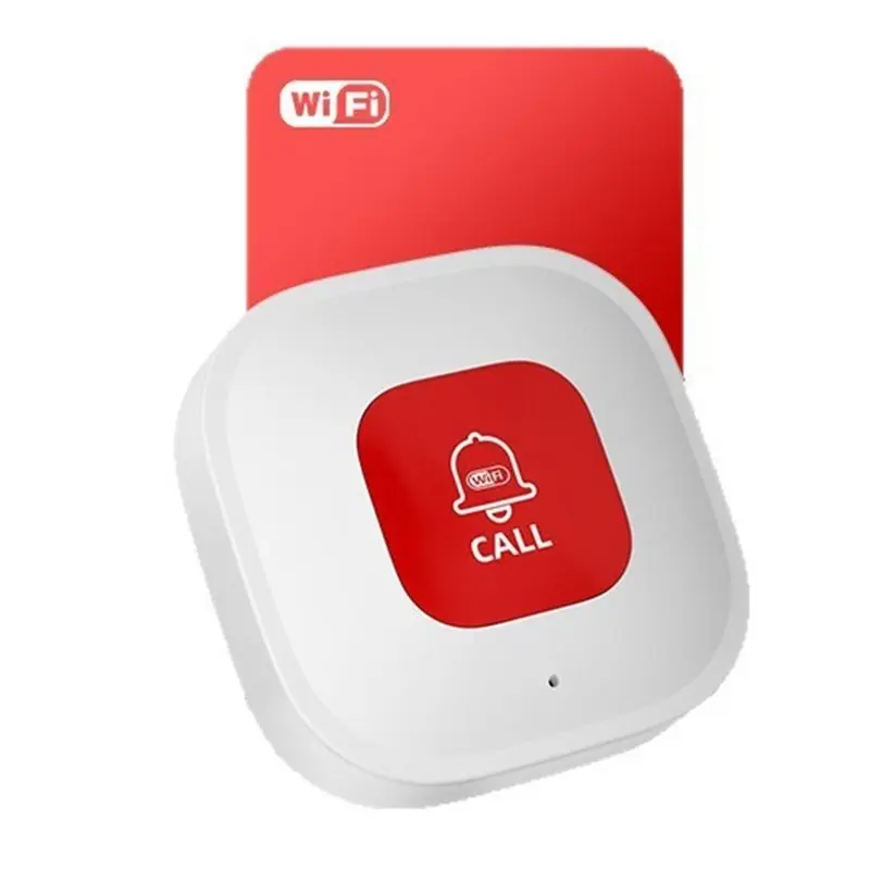

【FAST-SALE】Tuya Wifi Caregiver Call Button App Notification, Life Alert System For Elderly, For Elderly W Monitoring, Caregiver