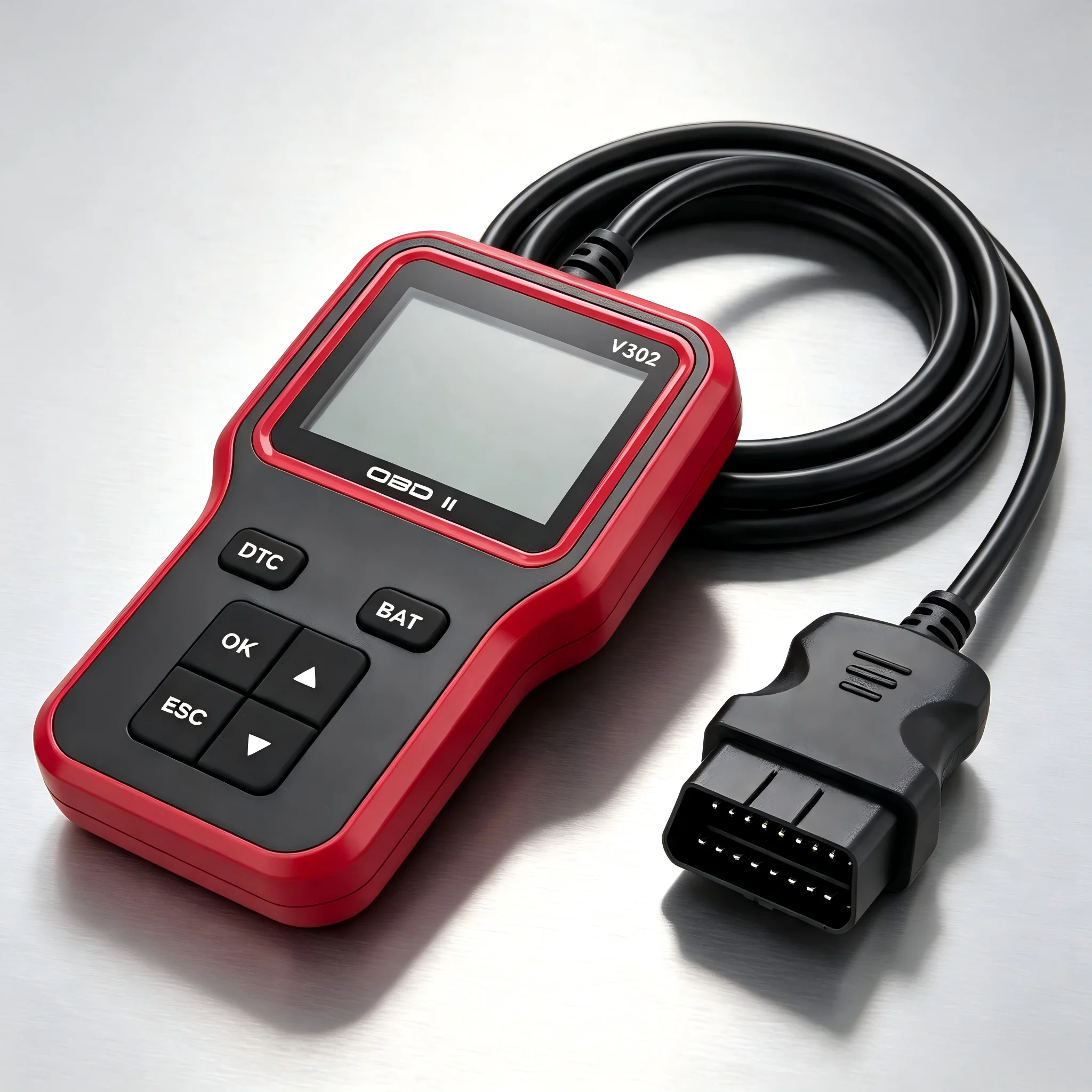 V302 OBD2 Scanner Read/Clean Car Fault Code Battery Test Live Data Stream OBDII Auto Diagnostic Tools Portable Vehicle Device