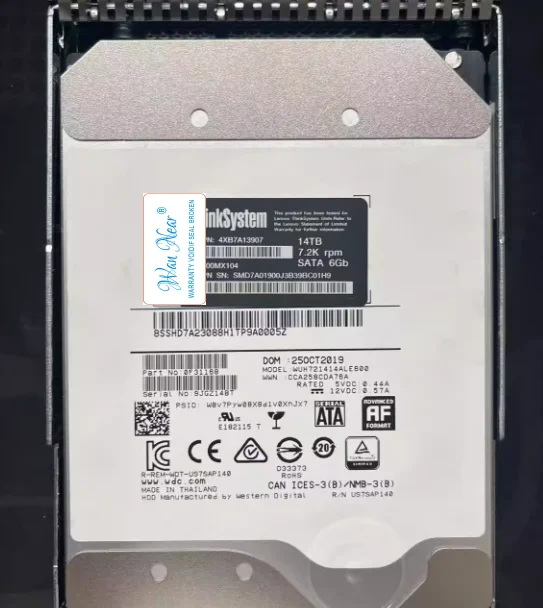 

Для Lenovo 4XB7A13907 4XB7A62811 00MX104 14 ТБ 7,2 КБ серверный жесткий диск SATA