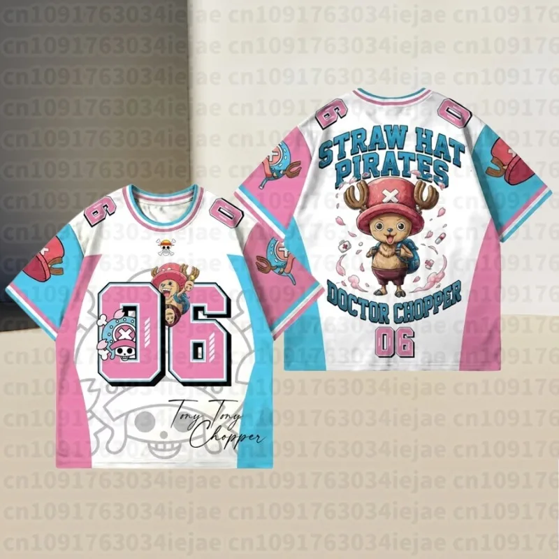 2026 One Piece Tony Tony Chopper 06 Soccer Jersey 3D Quick Dry T-Shirt For Men Women  Sports Anime Tee Streetwear
