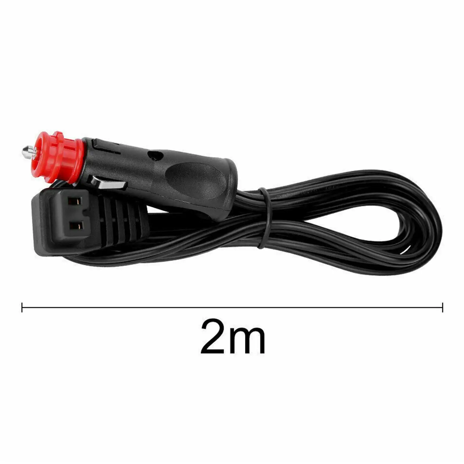 Car Fridge Power Adapter 2M Lighter Plug Extension Power Cable