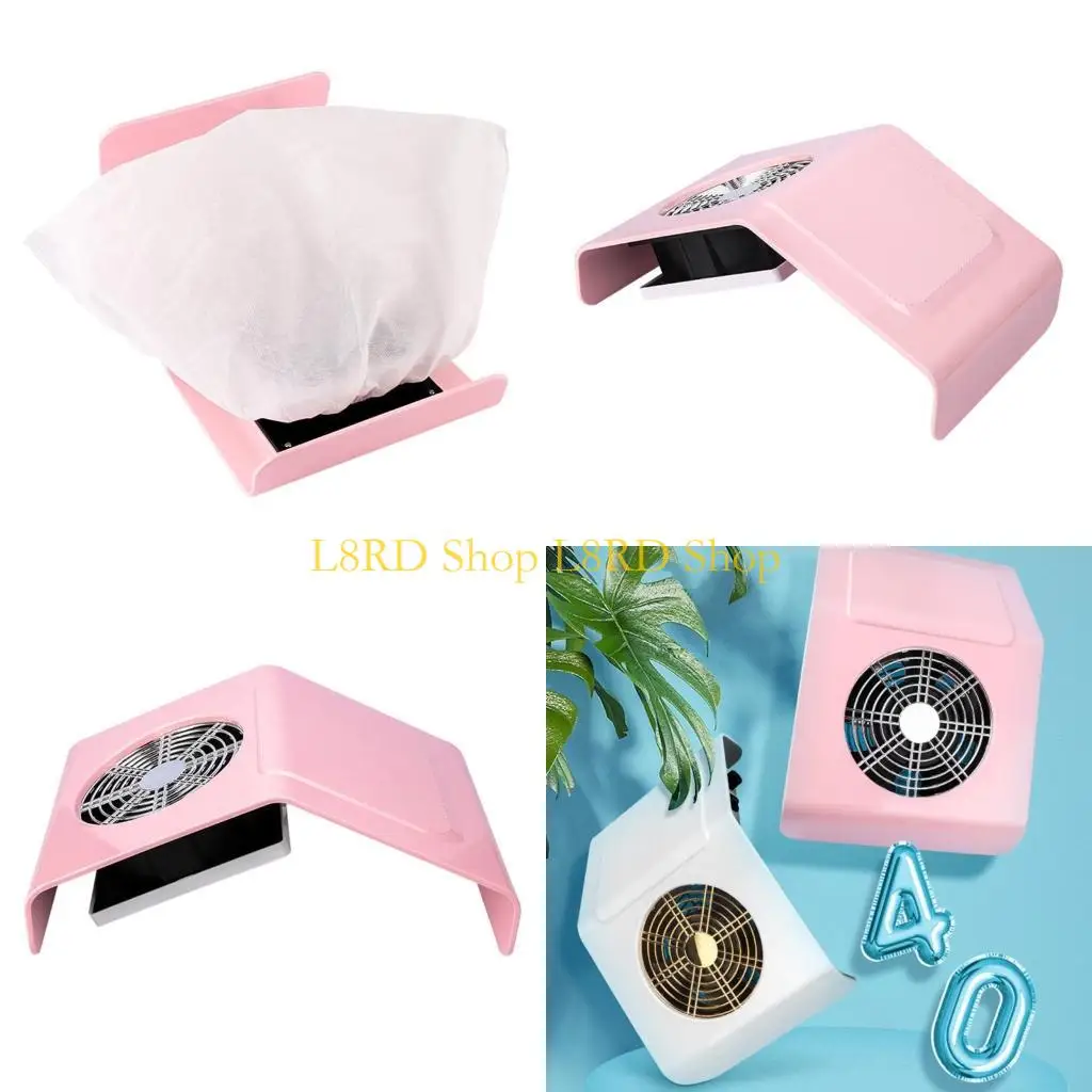 

L8RD 40W SUSTIC Electric Dust Machine с коллекцией пакета без пыли вакуумной очиститель для салона для ногтей