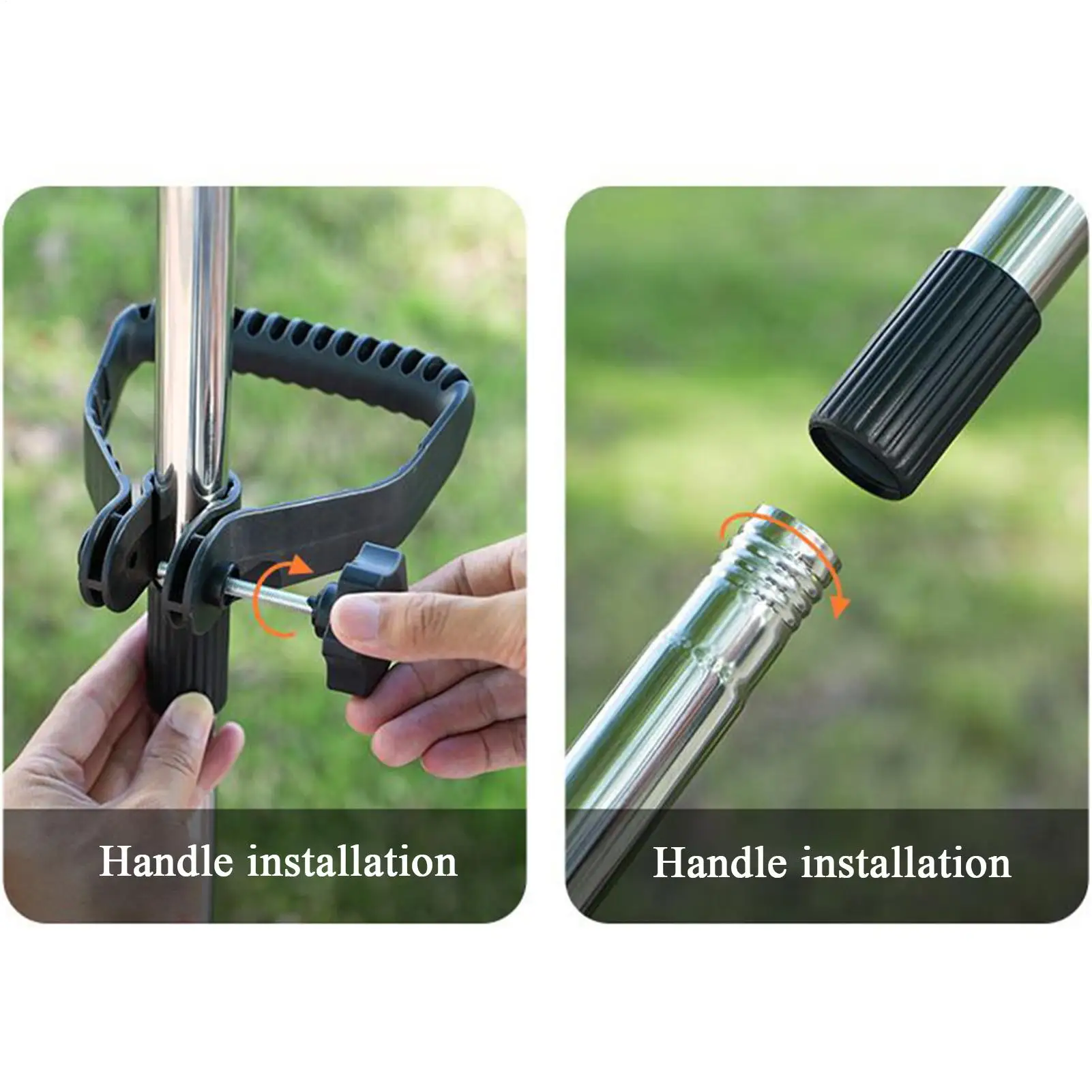 Hand Rake Garden Tool Stainless Steel Garden Leaf Rake Cultivator Gardening Tools Chicken Manure Scoop For Sheep Cat Litter Farm