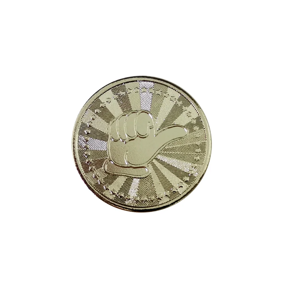 

100pcs 25*1.85mm Iron With Plating Arcade Game Machine Token Coins