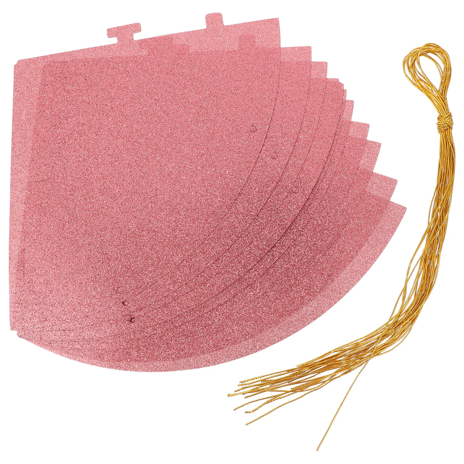 

12pcs Birthday Hats Sparkly Pink Cone Glitter Toddler Kids Party Boys Baby Princess Theme Celebration Accessories