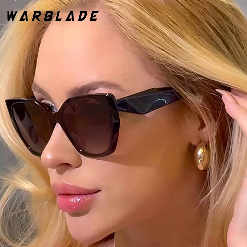 

Vintage Cat Eye Women's Sunglasses Luxury Brand Designer Big Frame Men Sunglass Outdoor Shade Driving Travel Shades UV400 Lentes