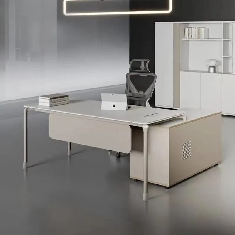 Corner Designer Office Desks Executive Wood Modern Portable Office Desks Corner Adjustable Mesas De Computador Furniture