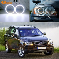 For Volvo XC90 I 2008 2009 2010 2011 2012 2013 2014 Xenon Headlight Ultra Bright COB Led Angel Eyes Kit Halo Rings Day Light