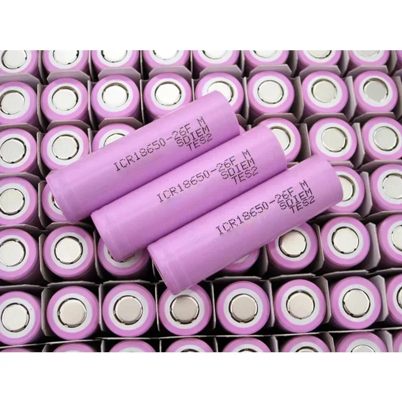 Noya raye New 3.7V ICR18650-26F For Samsung 18650 Batteries Rechargeable Li-ion Battery 2600mAh For Flashlight use