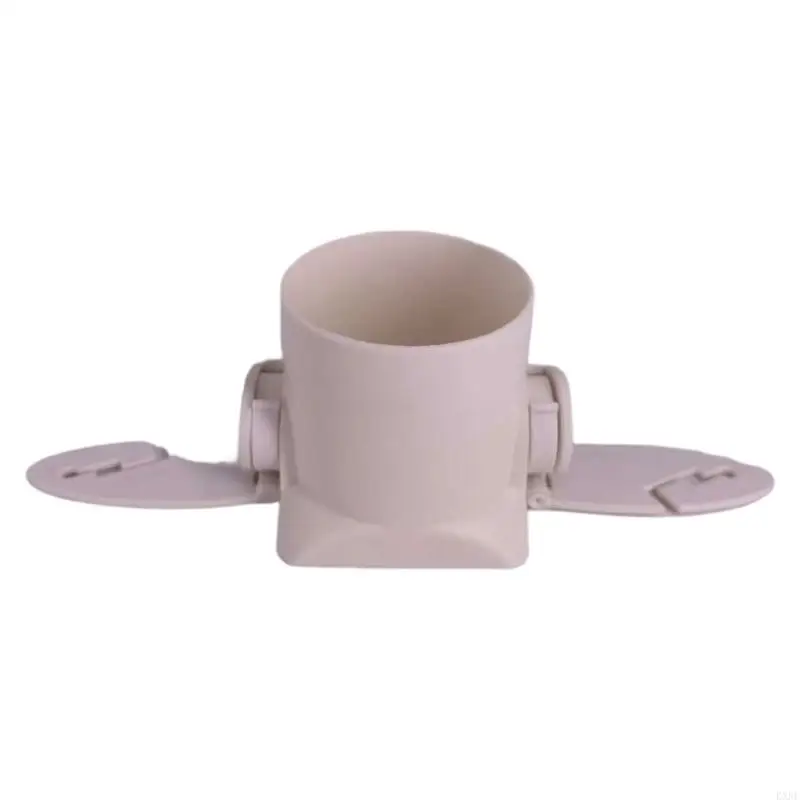 Spa Cup Holder for Outdoor Tub Side and Poolside Relaxation, Molded Plastic Drink Holder with Round Cup Sleeve Design KXRE