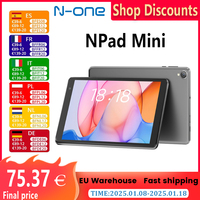 N-one Npad Mini Android 14 Tablet 8-inch 1280*800 IPS Screen 4GB+8GB Expansion RAM 64GB ROM WiFi 6 Bluetooth 5.2 Type-C GPS 2024