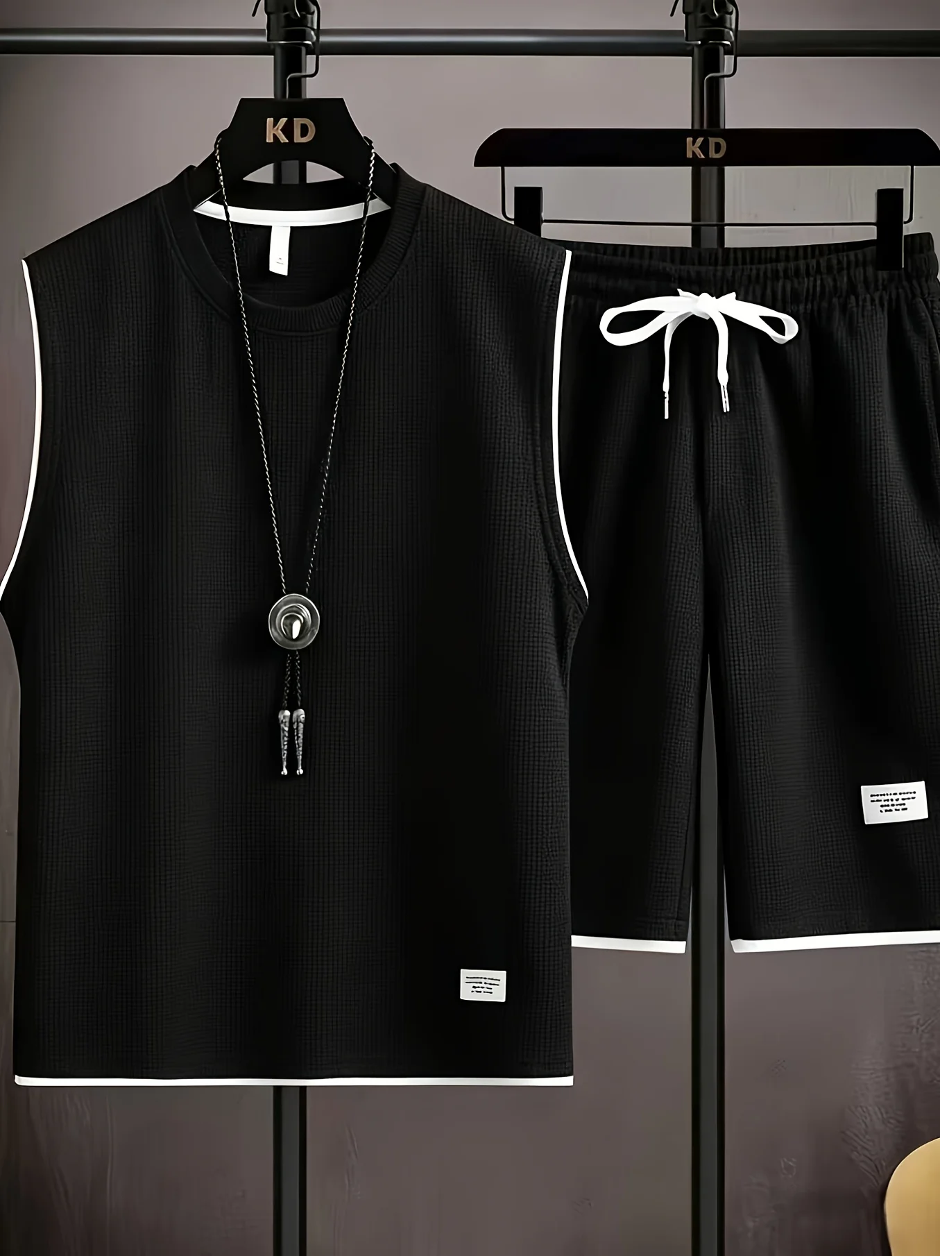 Letnie męskie komplety kamizel – Mens Fashion Vest recenzja i cena