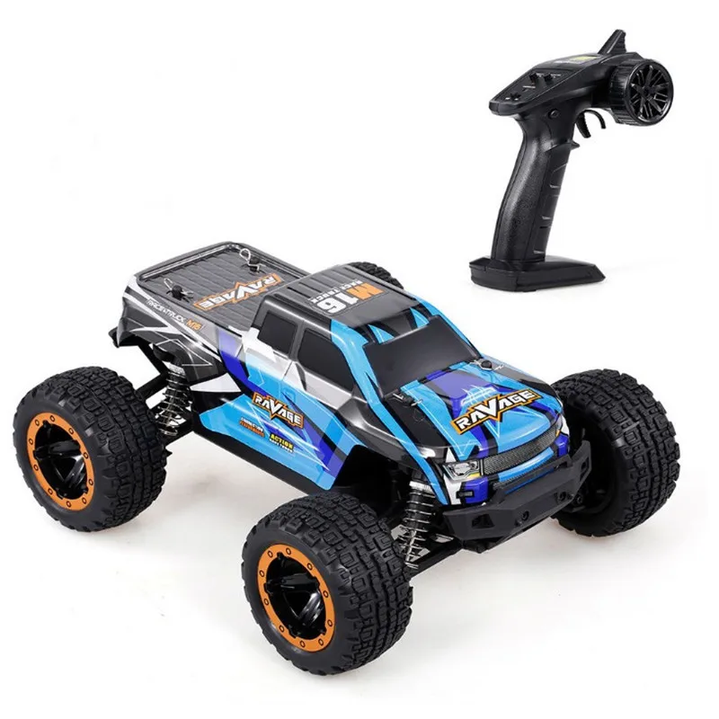 

2.4G 4WD Buggy Monster Haiboxign 16889A 1/16 High Speed 45km/h Brushless RC Truck 4x4 LED Light Electric Off-Road Truck RTR
