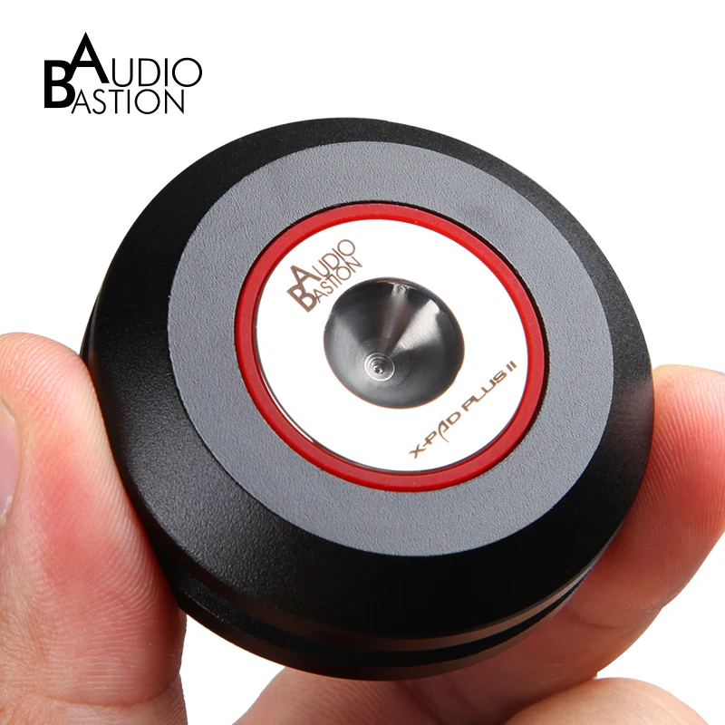 AudioBastion Coussinets d'isolation des vibrations pour haut-parleurs antidérapants et pieds absorbant les chocs pour rack de studio Hi-Fi (paquet de 4)