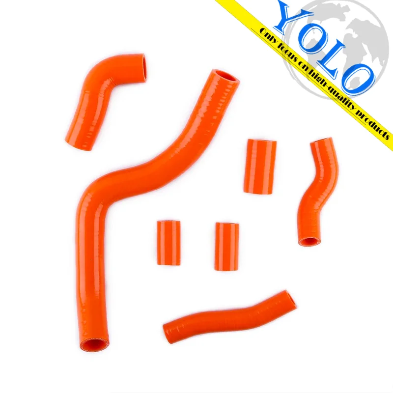 For KTM 950-990 Adventure S-Superduke Supermoto 2005-2012 Radiator Hose  orange