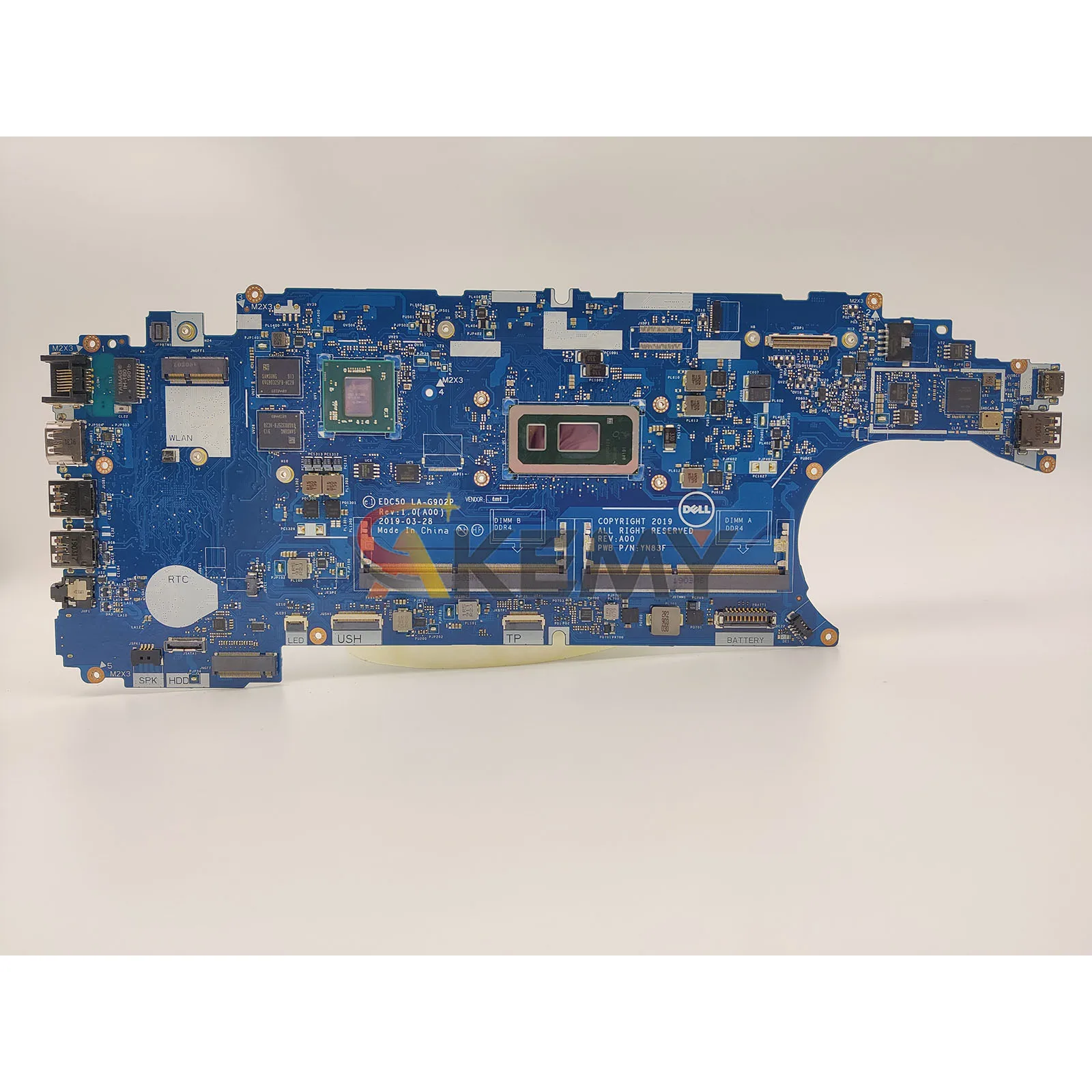 Voor Dell Latitude 5500 3540 Notebook Moederbord LA-G902P met DDR4 CN-JCXDY 08K4FK 0VM2Y4 06YY9J 100% Volledig Getest