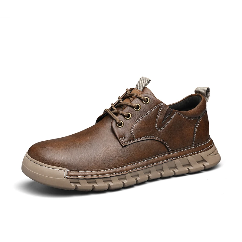

Fashion Sports Shoes Outdoor Sneakers Leisure Walk Tenis Masculino Versatile Male Treking Footwear New Mens Casual Leather Shoes