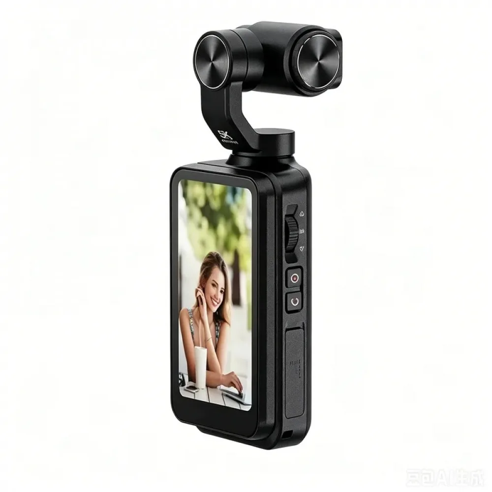 New 5K Vlog Action Pocket Camera 5K 3-Axis Anti-shake Digital Video Camcorder Big Screen Face Tracking IR Night Vison