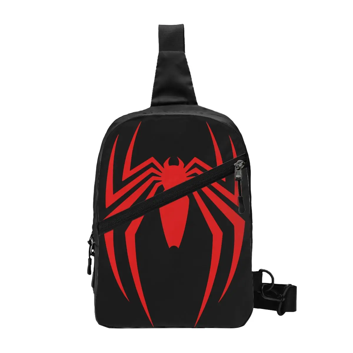 Cool Animal Spider Crossbody Sling Mochila Homens Ombro Peito Bag para Viajar