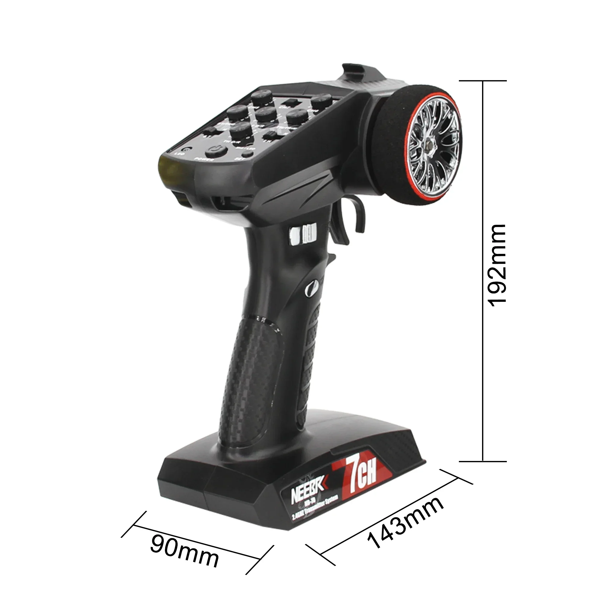 NEEBRC 7CH 2,4G Sender Wasserdicht Empfänger Licht Adapter Winde Controller Radio System für RC Auto MN99S MN78 MN82 Tank teil – Detail 12