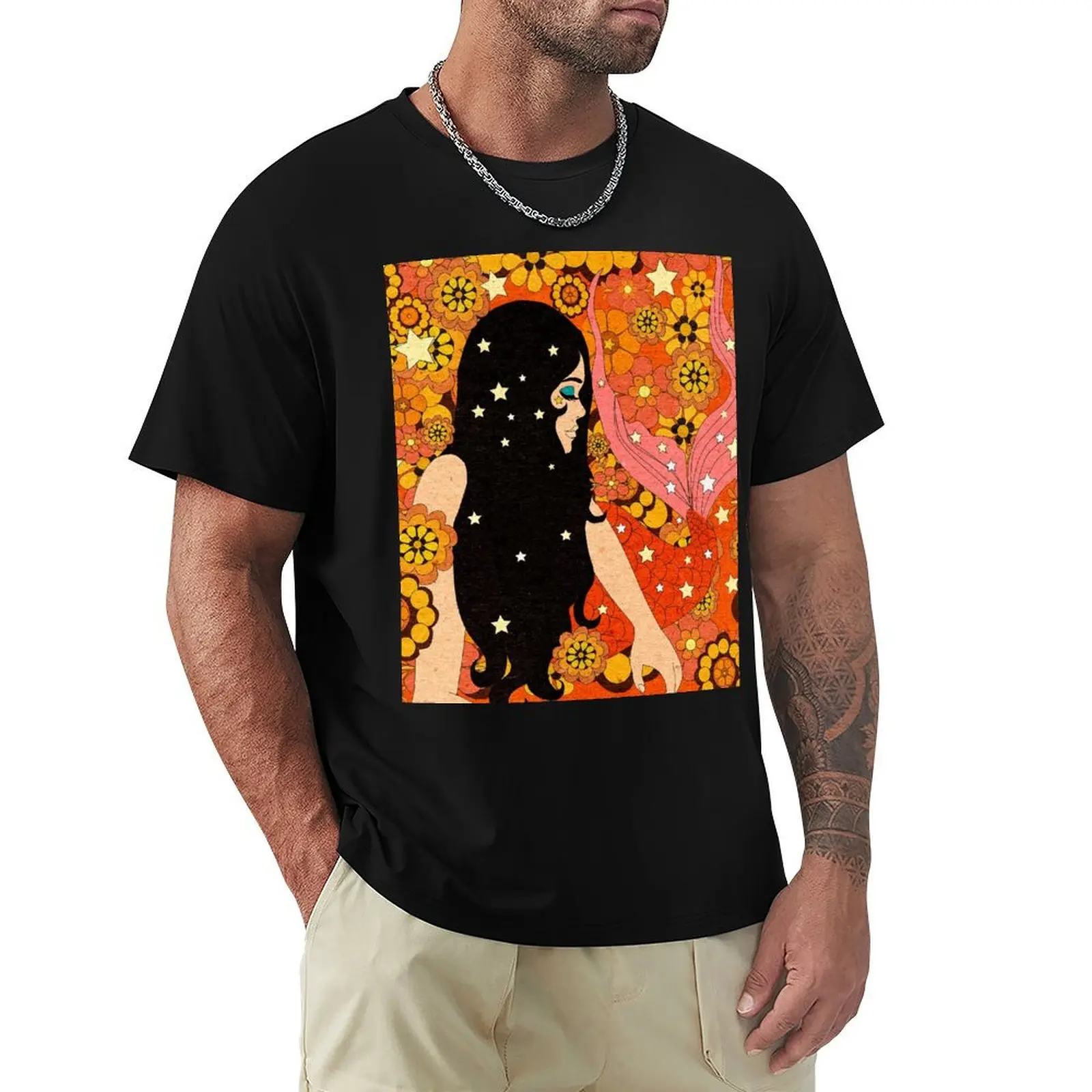 

COSMIC MERMAID T-Shirt anime t shirts summer 2025 sports fans cheap stuff men t shirt