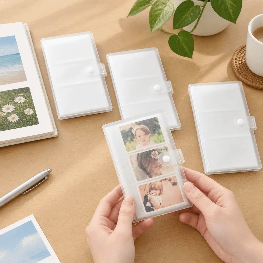 Stylish PP Business Card Holder Lightweight practical Card Organizer multifunction Photocard Binder For Business
