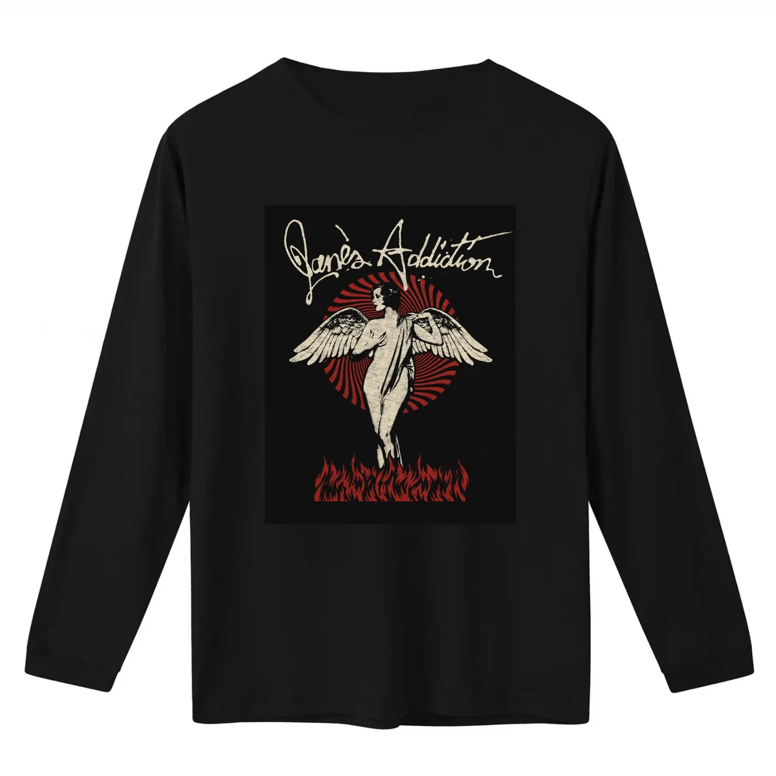 Janes Addiction Art T-Shirt Summer Casual Cotton Tee Oversized Streetwear Tops Vintage Graphic Print Loose Fit Short Sleeve