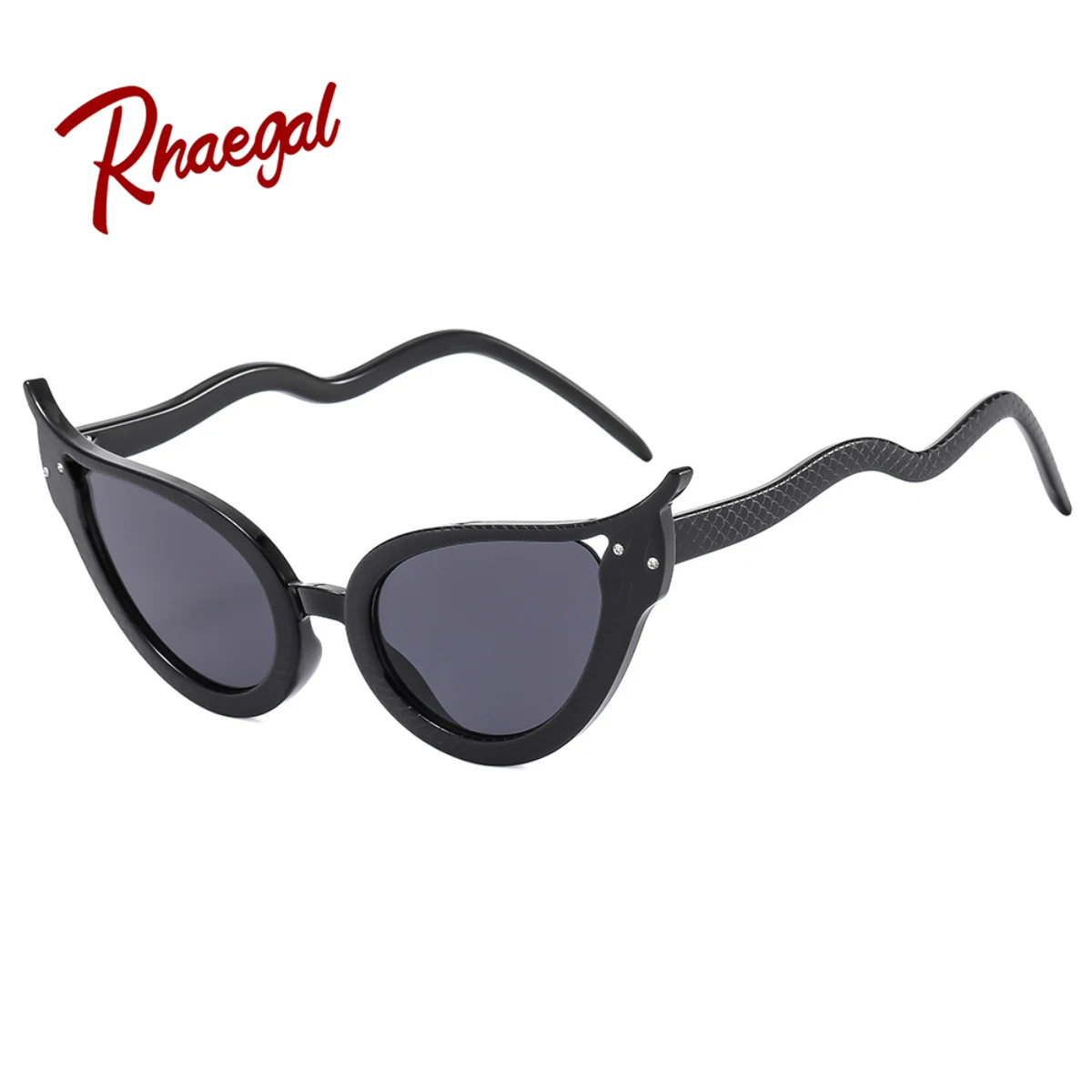 Rhaegal  Personalized Hip Hop Sunglasses Quirky Spice Girls Snake Sunglasses Hip Hop Bounce Millennium Women Sunglasses