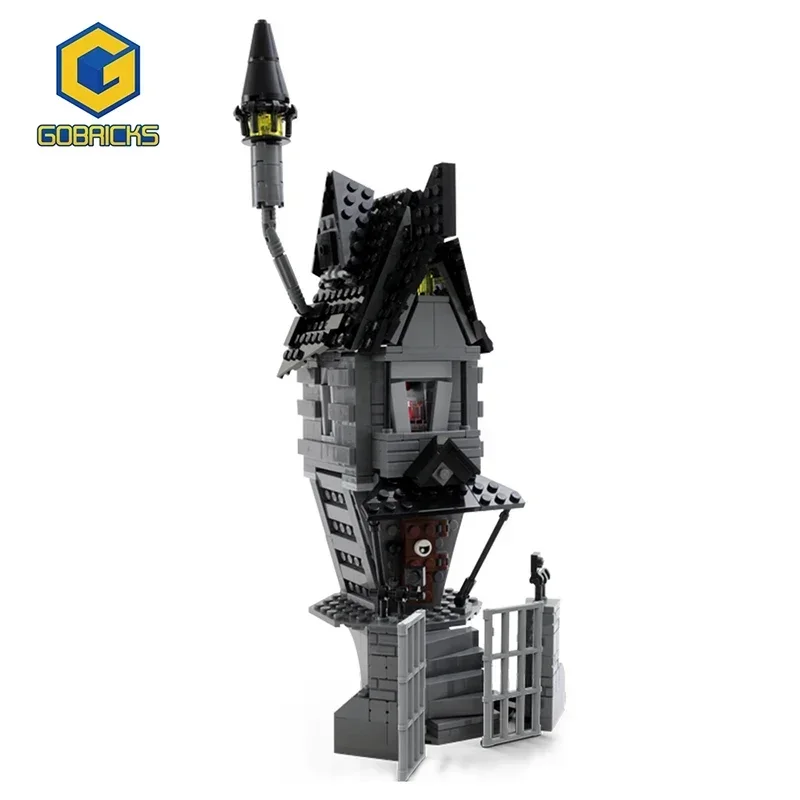 

EKbricks MOC Jack Skellington's House Model Night of horror Building Blocks Set The House Architecture Xmas City Brick Kids Toys