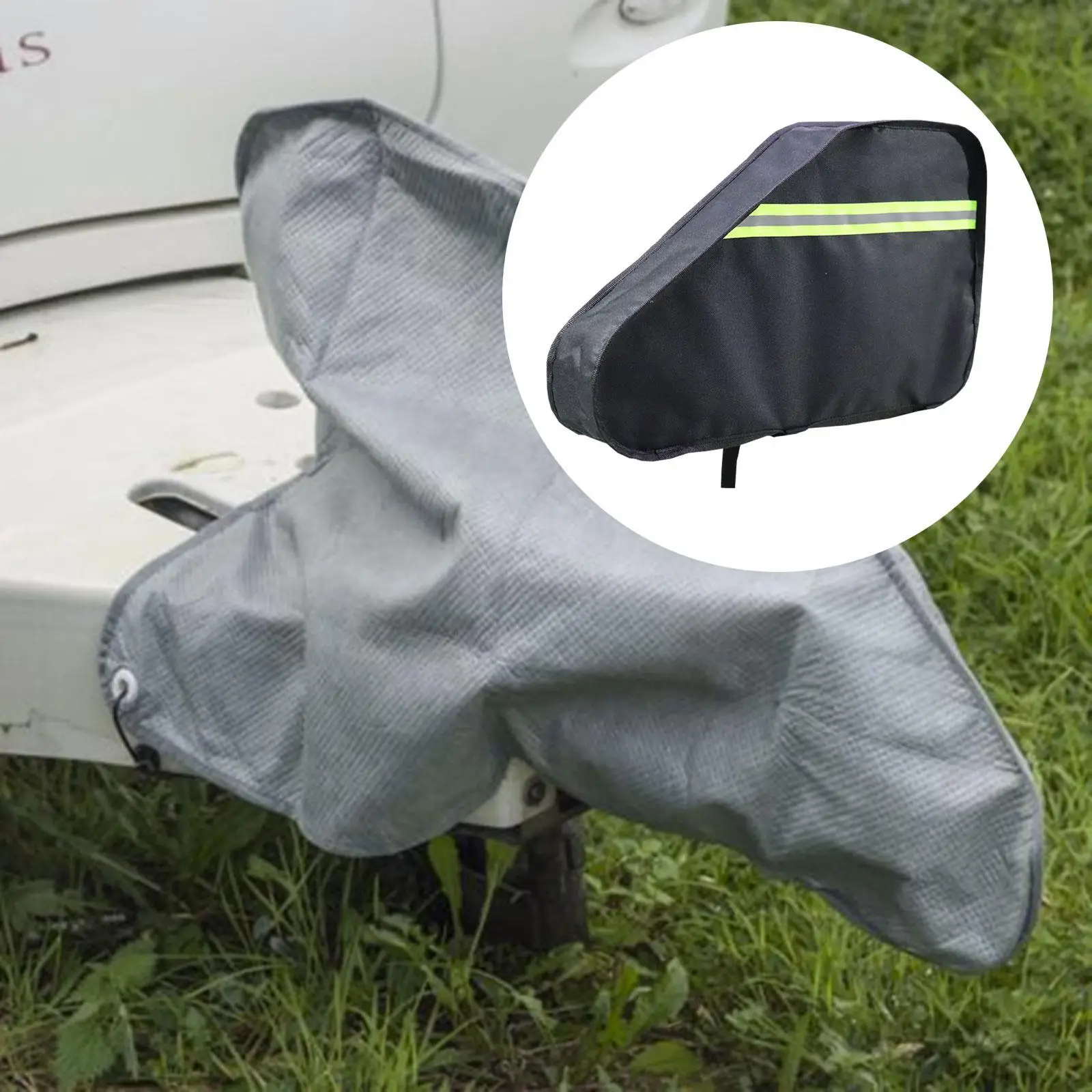 

Tow Hitch Cover for Rvs, Caravans, Trailers Dustproof Easy to Use Tow Bar Accessories Universal Jack Cover Waterproof