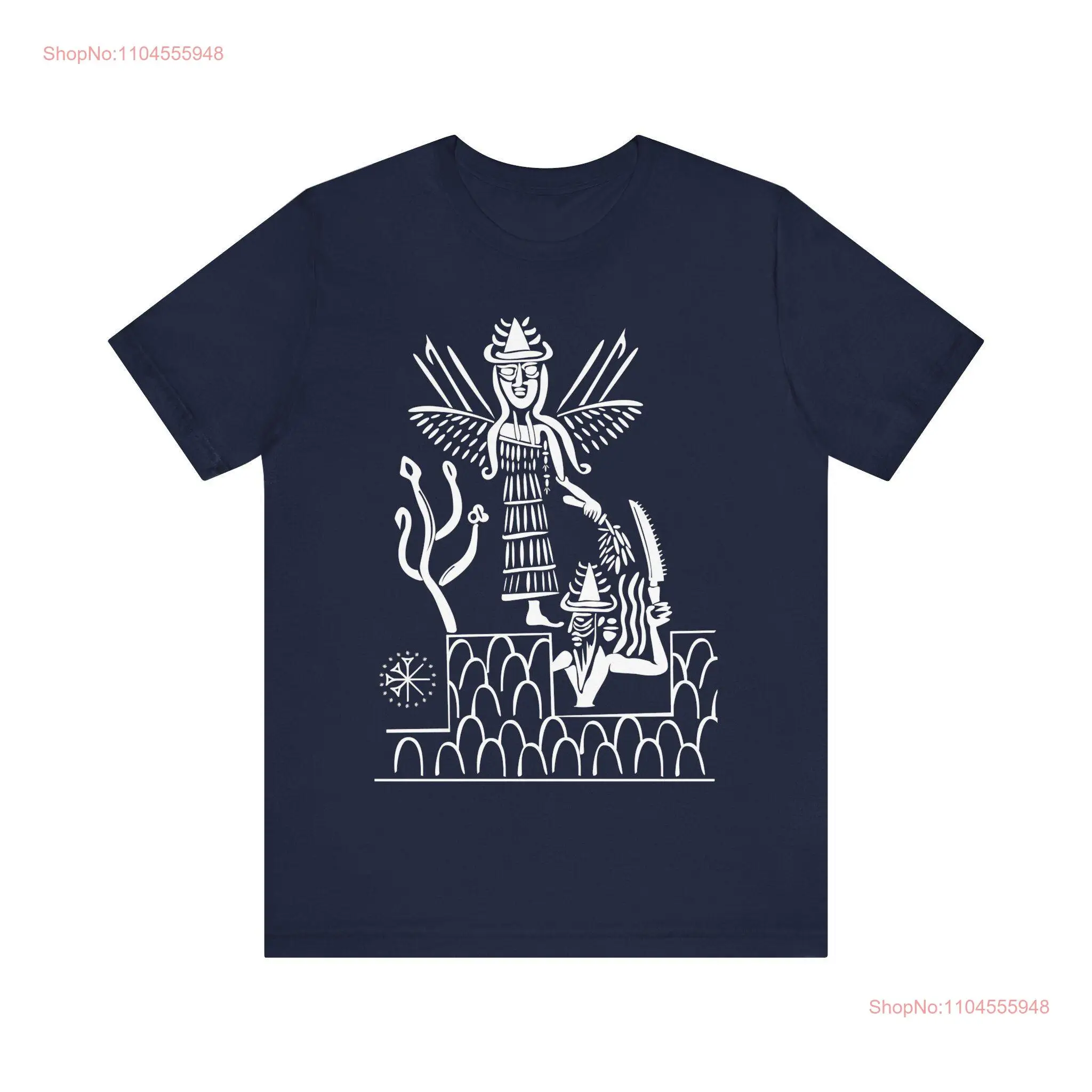 Goddess Ishtar T Shirt Shamash Anunnaki Mesopotamian Mythology Sun God Inanna long or short sleeves