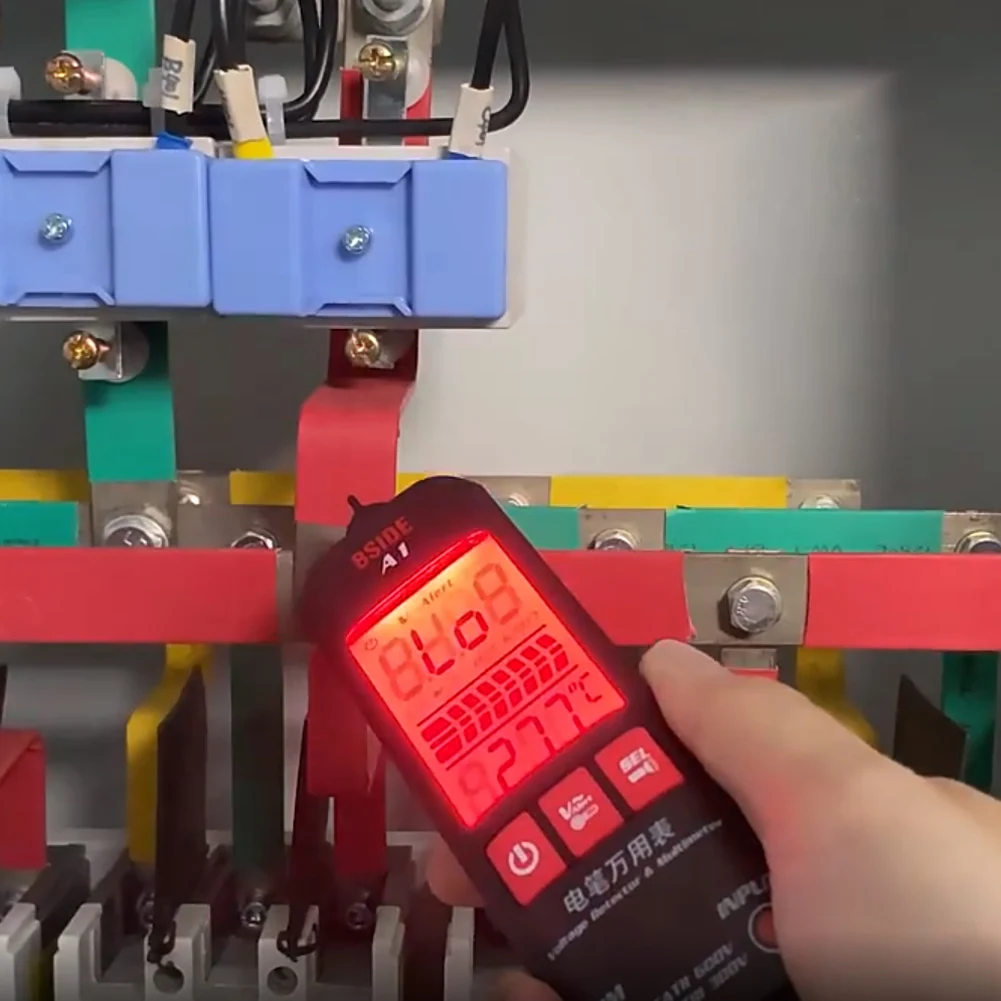 A1 Fully Automatic Digital Multimeter Anti-Burn Multimetro With LCD Backlight Voltage Ohm Hz Auto Sense Live Zero Wire Tester