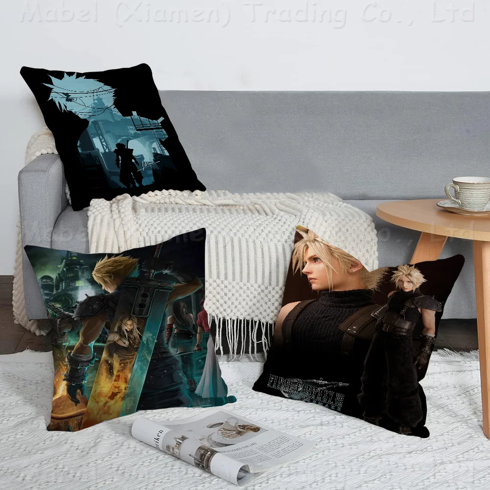 Final Fantasy Pillow Gift Home Office Decoration Pillow Bedroom Sofa Car Cushion CoverPillow Case