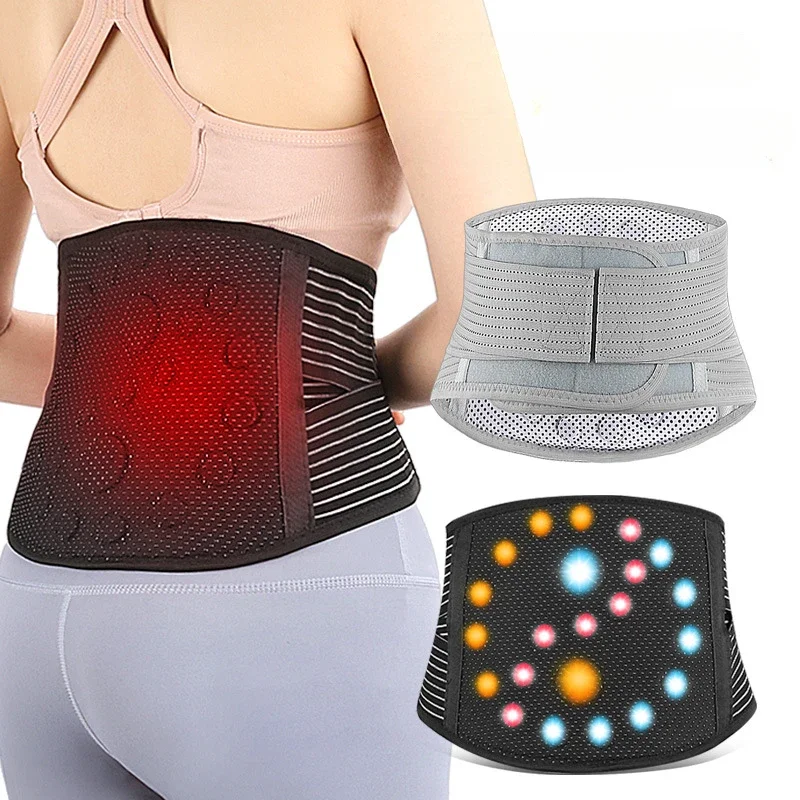 Self-heating Lumbar Support Belt Disc Herniation Orthopedic Medical Strain Pain Relief Corset for Back Spine Decompression Brace