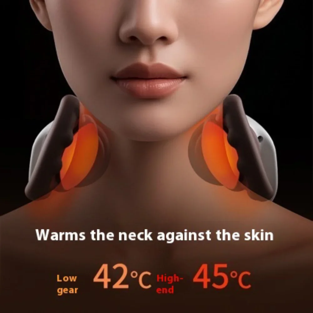 Draadloze nek- en rugmassager Nek- en schouderkneedmassage Sjaal Nek Cervicale ontspannende trapeziumstimulator