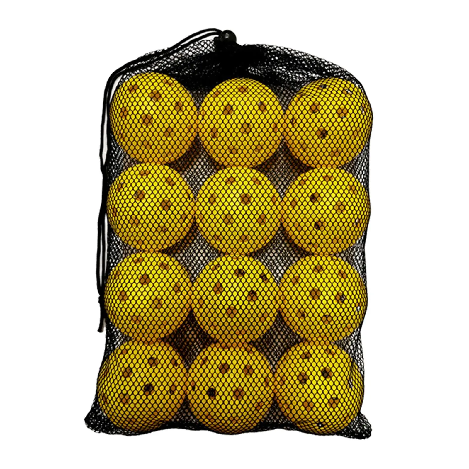 12 Pieces Pickleball Balls Standard Specifically Designed Practice Accessories for Sanctioned Tournament Play Outdoor Courts