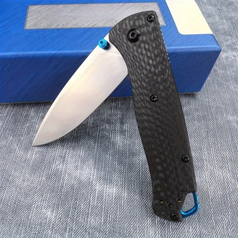 Folding Pocket Knife BM 535 EDC D2 Blade Carbon Fiber Handle Outdoor Suirvival Camping Self-defense Hunting Multi-purpose Knife