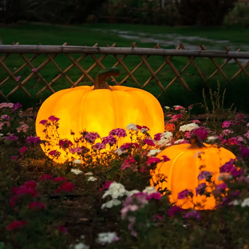 

Solar Pumpkin Outdoor Lights Rural Farm Creative Luminous Landscape Outdoor Waterproof Courtyard Lawn Lamp Halloween Party Decor