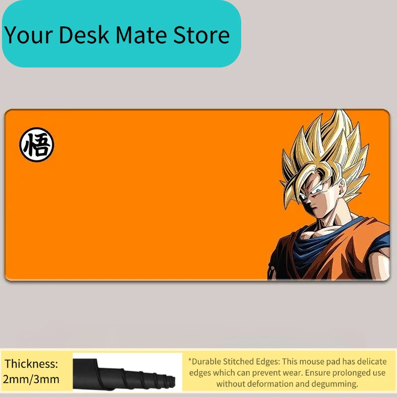

Creative Dragon Ball Super Large Cloth Surface Son Goku Boys Girls Computer Office Desk Pad Notebook Pad Waterproof Mouse Pad
