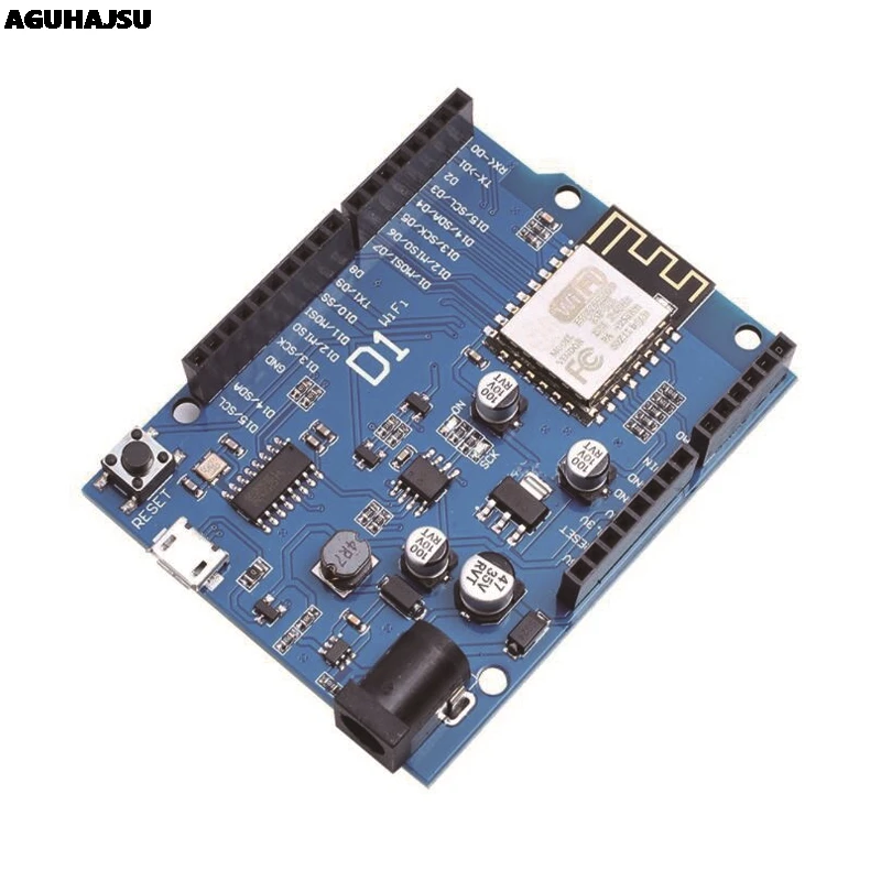 Smart Electronics ESP-12F WeMos D1 WiFi uno based ESP8266 shield for arduino Compatible IDE