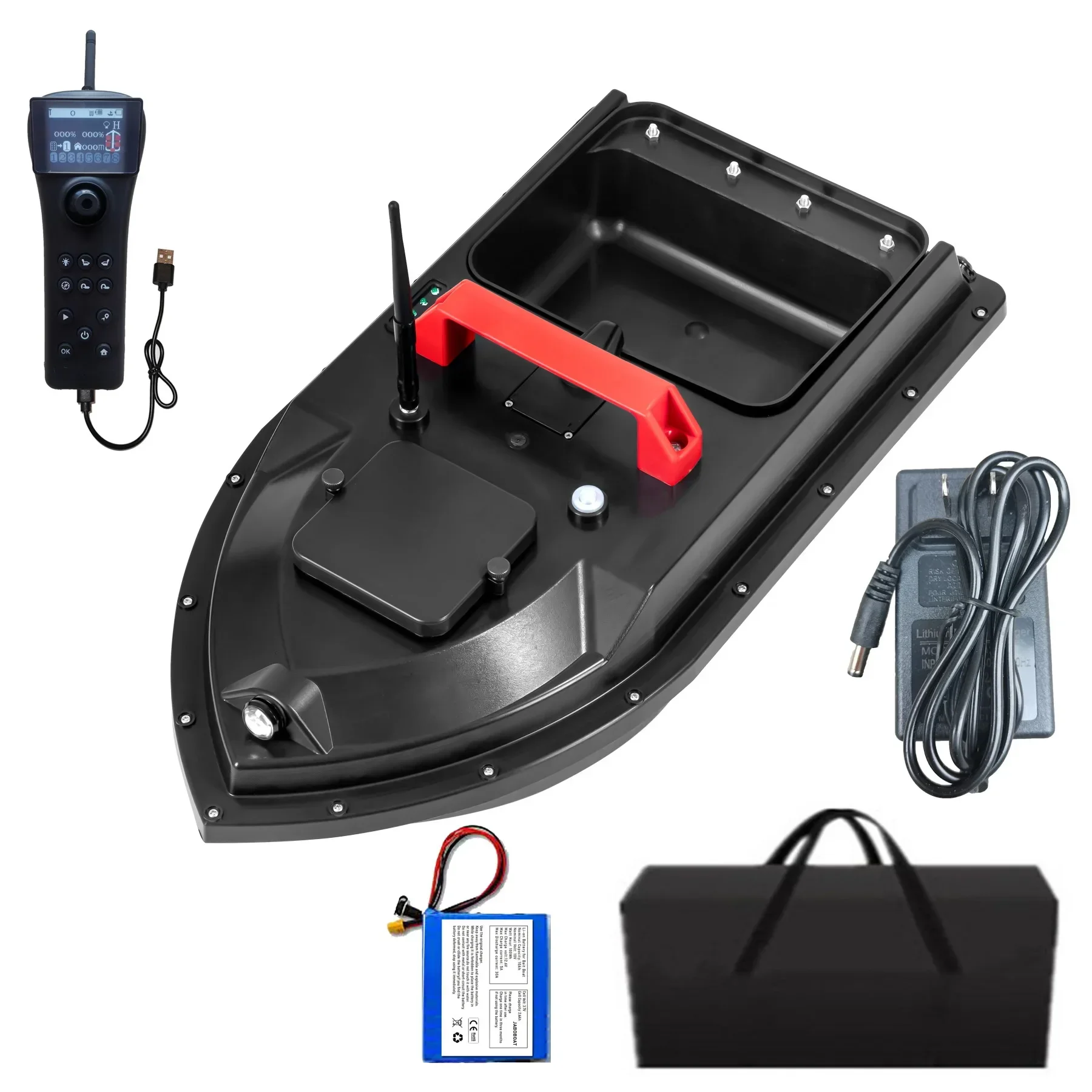 

S50 12V 20A High Speed Waterproof 9.8Km/H RC Surfer Fishing Bait Boats RC Carp Fishing Bait Boats