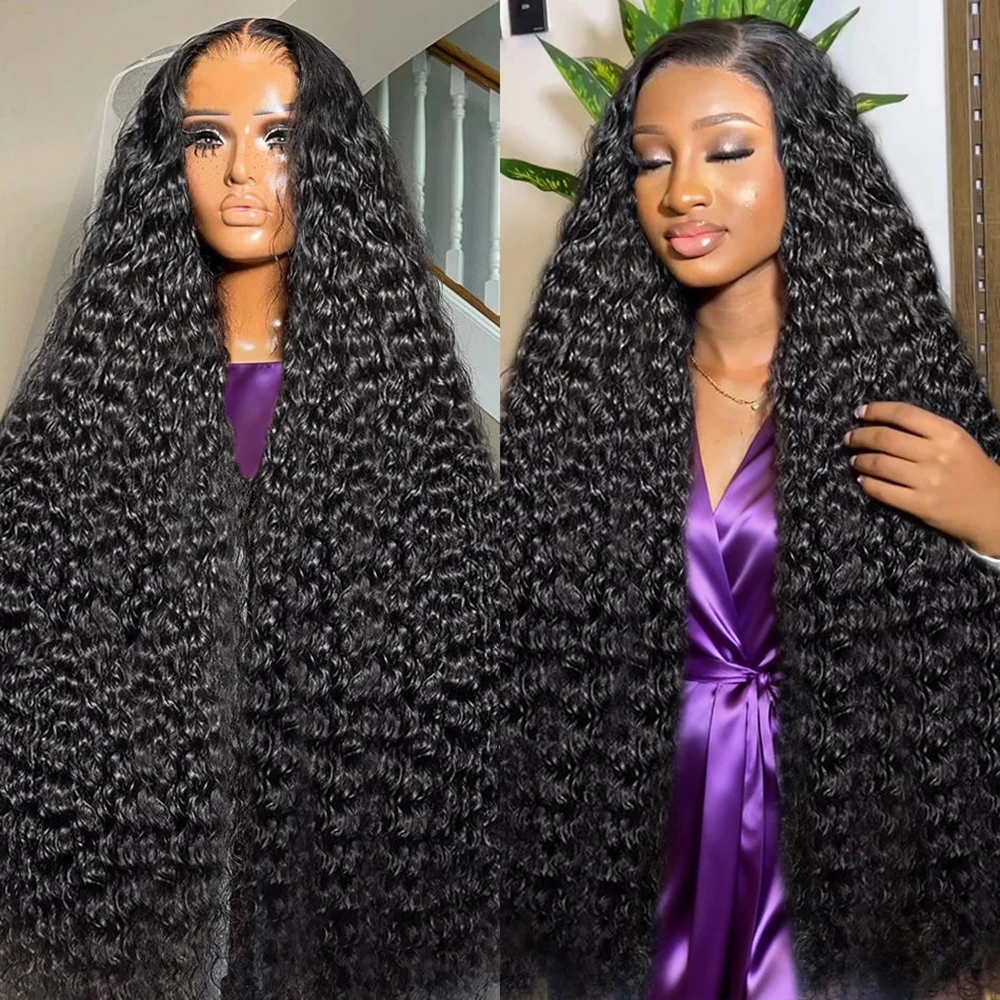 

30 40 Inches Curly Wig Human Hair Lace Wig Human Hair 13X4 13X6 250 Density Peruvian Human Hair 13X6 Brazilian Human Hair Wig