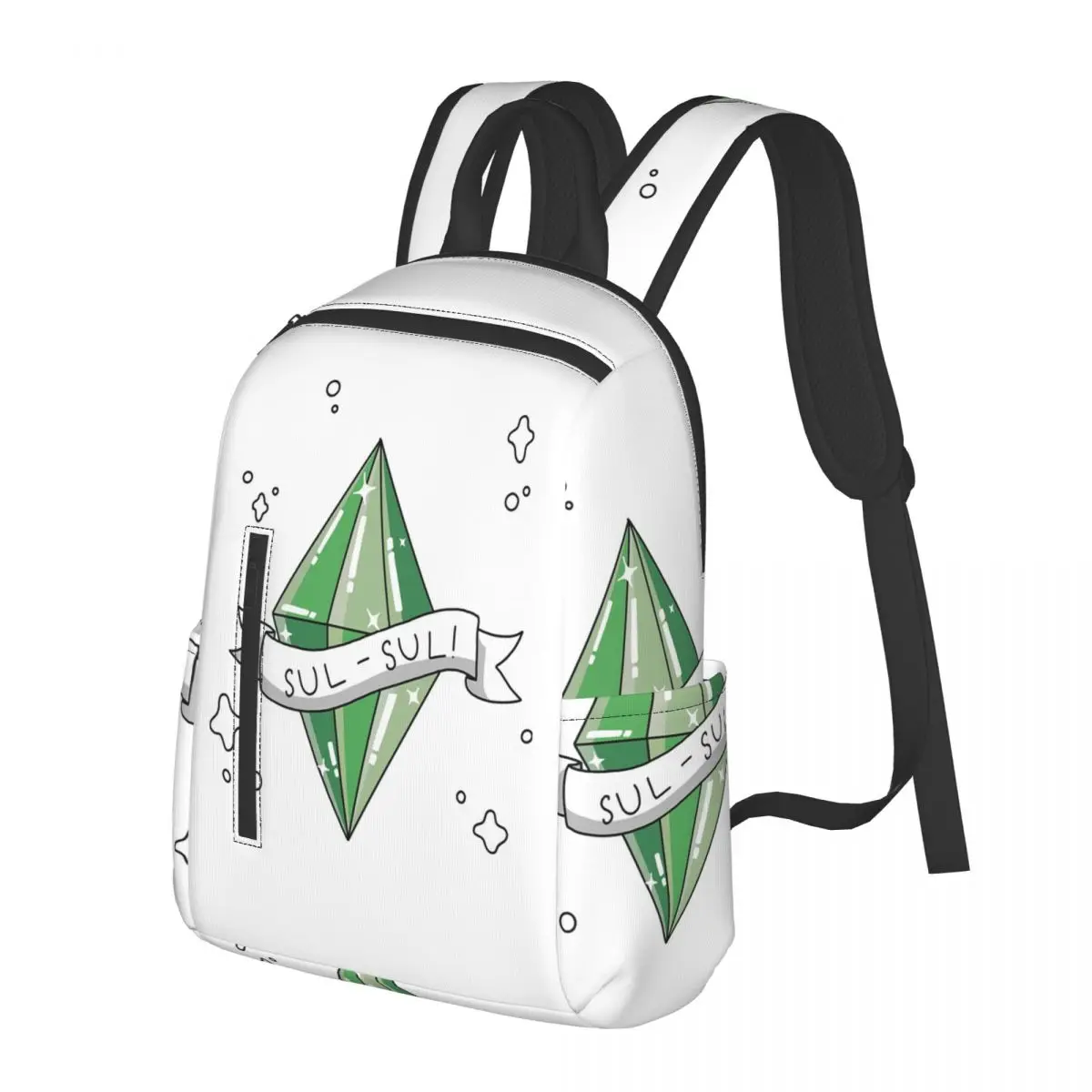 

Sims 3 By Eva Kiseleva Student Backpack School Bag Hiking Travel Daypack for Boys Girls Fashion Bookbag Shoulder Bags