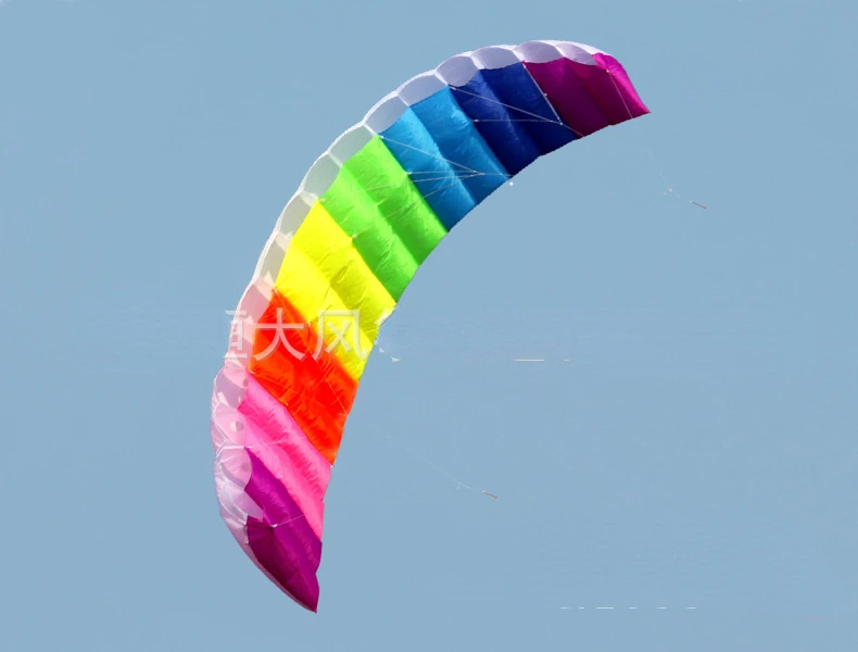 Pipas arco-íris voando brinquedos para crianças, pipas profissionais de vento, Kitesurf Koi Stunt Power, nova fábrica