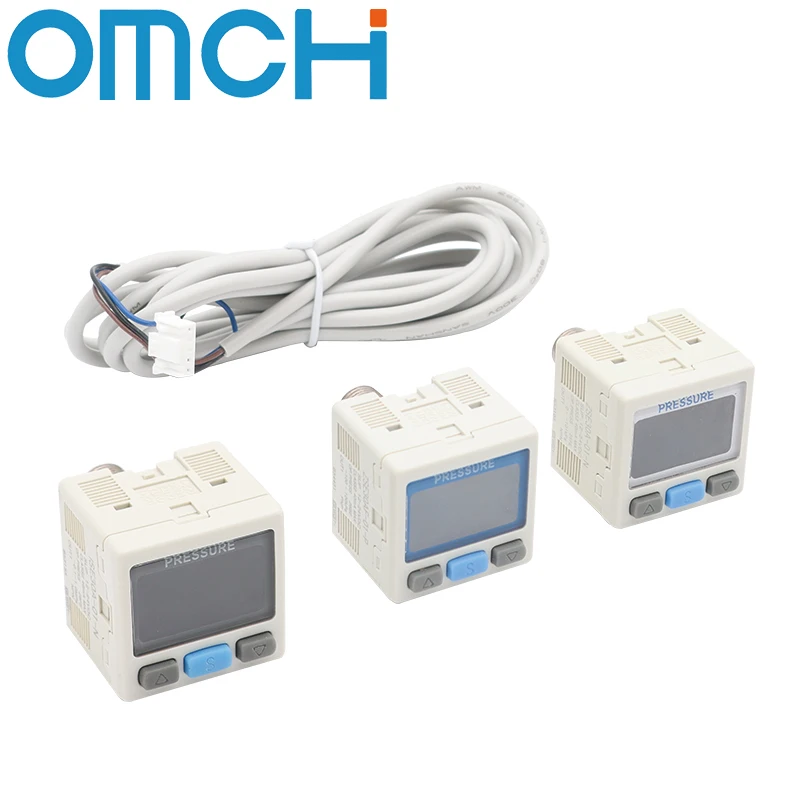 Presostato digital tipo ZSE30AF / ISE30A, presostato electrónico/manómetro digital para procesador de fuente de aire