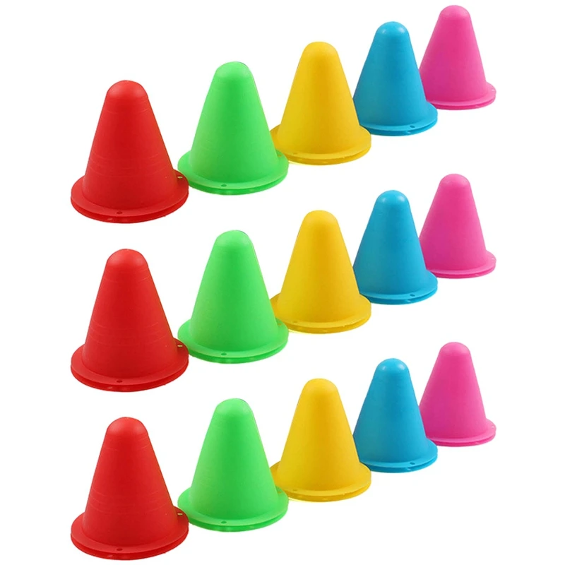 Soft Plastic Agility Field Marker For Soccer,Football - Indoor/Outdoor Skating - Training Cones For Drills And Games Easy To Use