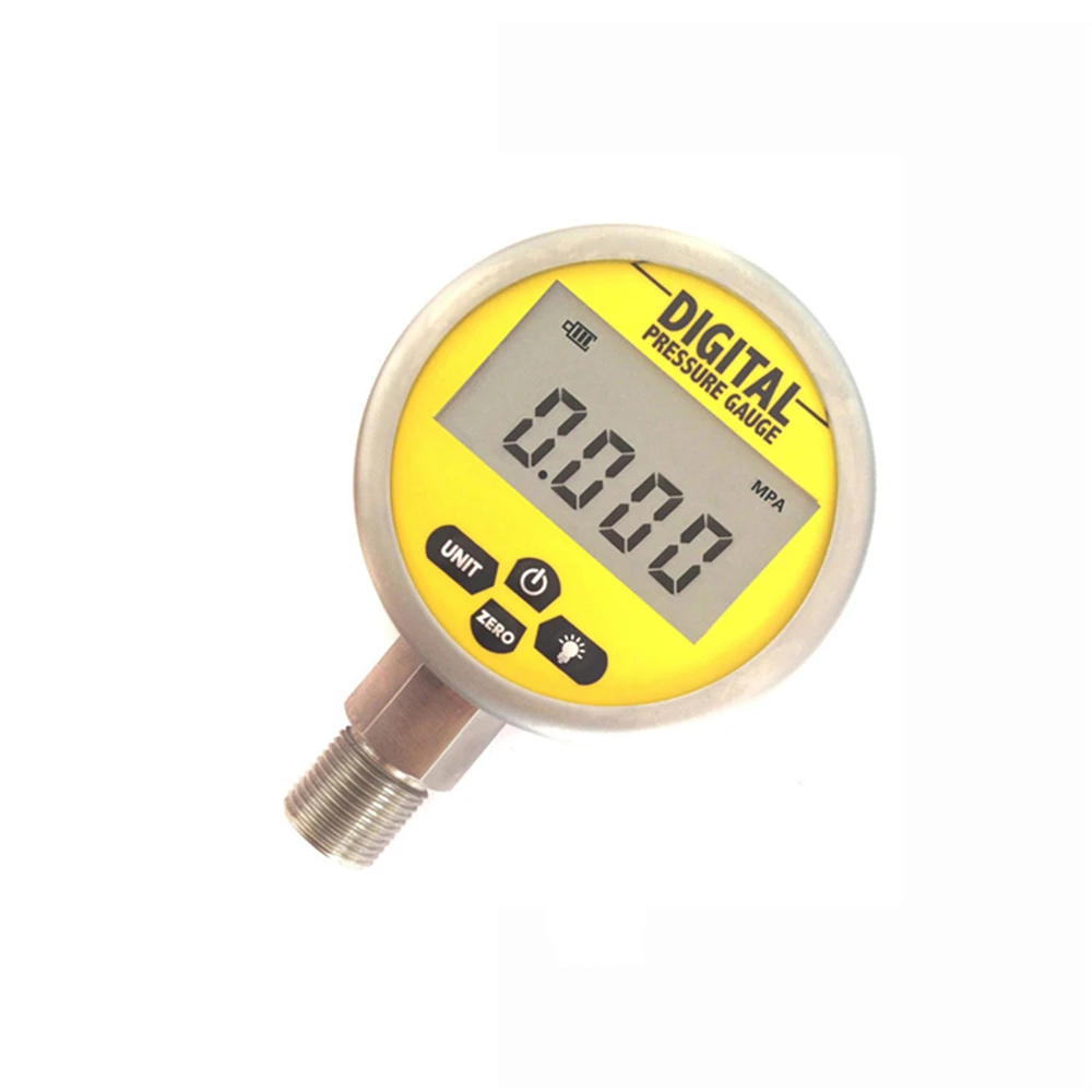 

10000PSI Digital Pressure Gauge 80mm Diameter High Accuracy 0.4% FS Hydraulic Manometer 1/4'' NPT Thread