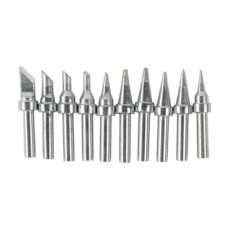 

10/pcs Lead-Free Solder Tip for High Frequency Soldering Station 200-B/I/K/1C/2C/3C/4C/0.8D/1.2D/1.6D