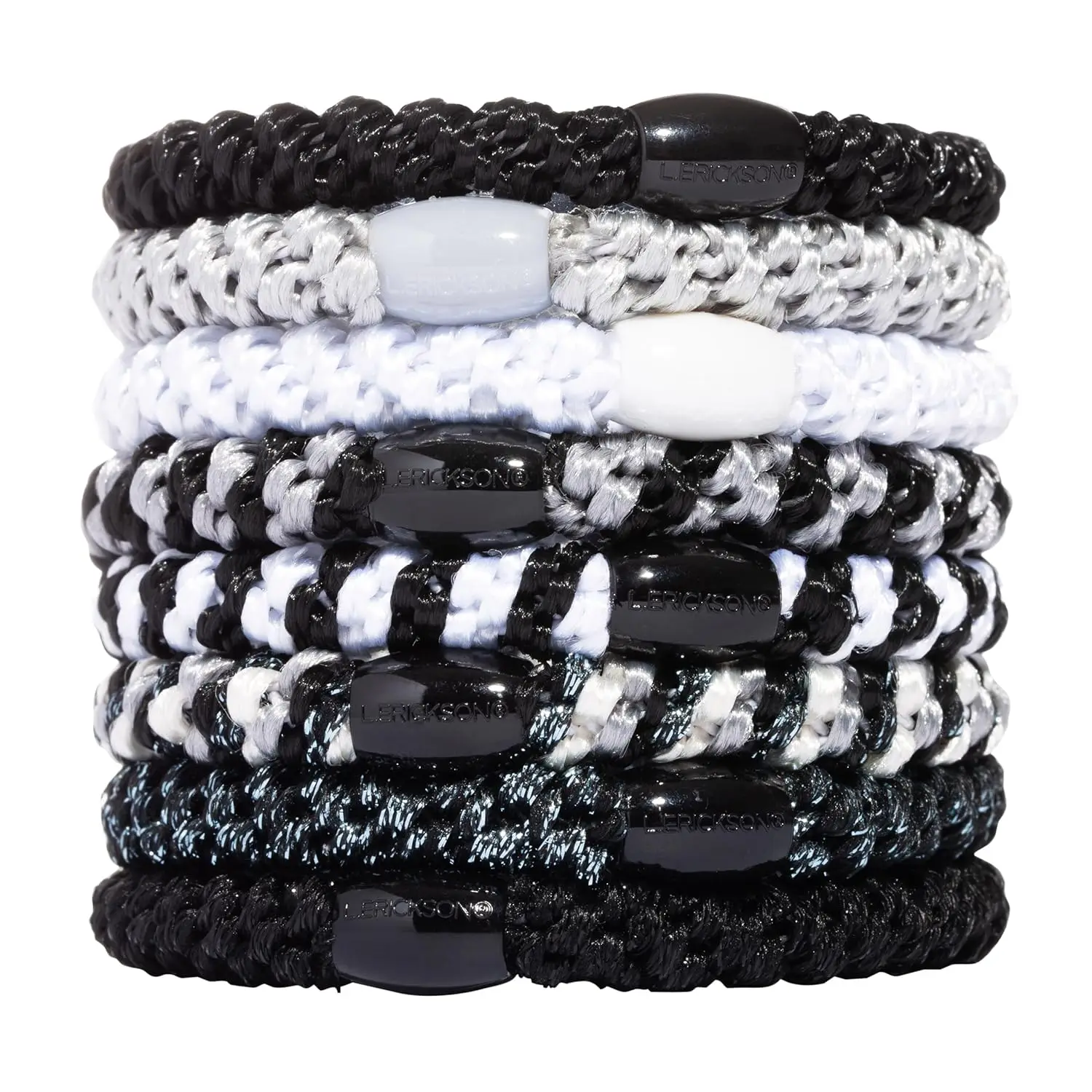 

8 Pack No Damage Hair Ties for Women, Grab and Go Ponytail Holders - Hair Accessories