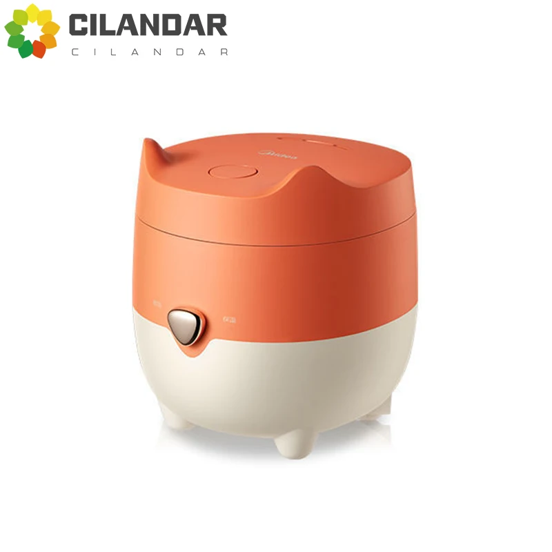 New Mini rice cooker Small 1.2L  Rice Cooker Domestic cooking pot midea Fox Line Red kawayi kitty Smart Cooker one key 213A 105B